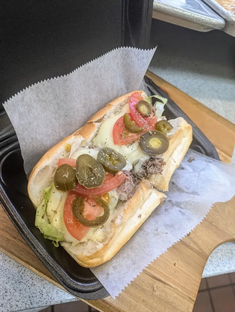 Cheese Steak All the Way Sandwich